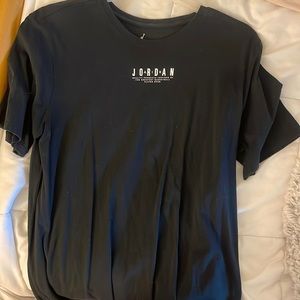 Jordan black simple tee
